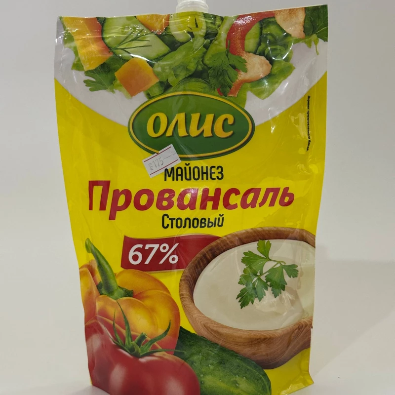 Заказать "Олис" Майонез Провансаль 67% 646 мл с доставкой | Везу