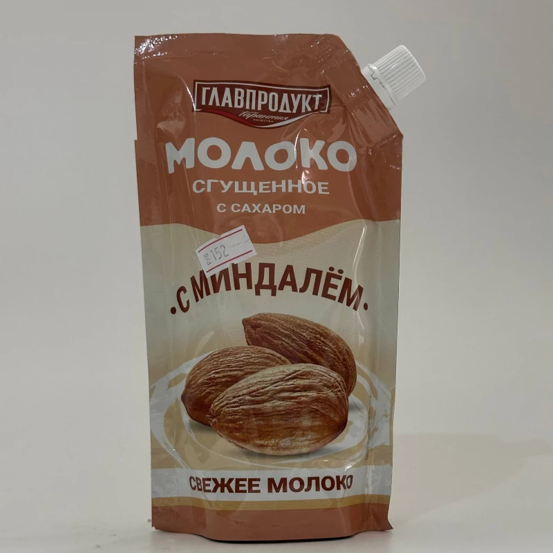Заказать "Главпродукт" Сгущенка с миндалём 270гр с доставкой | Везу