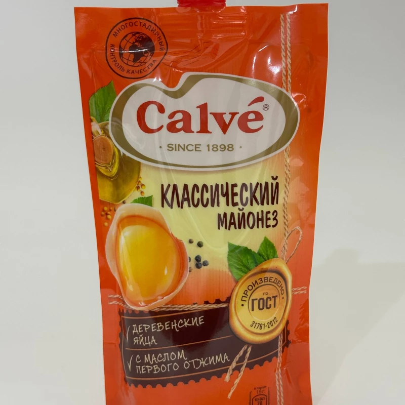 Заказать "Кальве" Майонез 50% 200 гр с доставкой | Везу